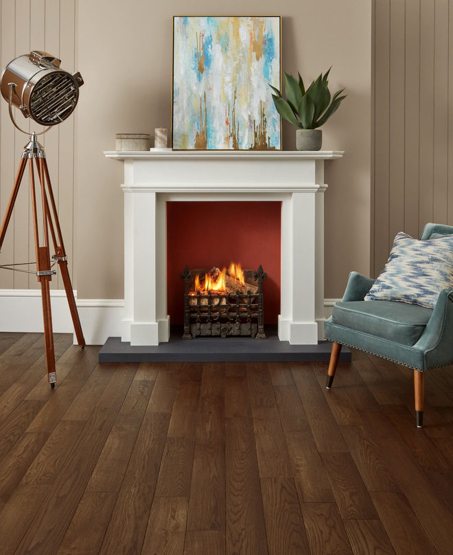 Chocolate Oak 125mm Oiled Solid Wood Flooring