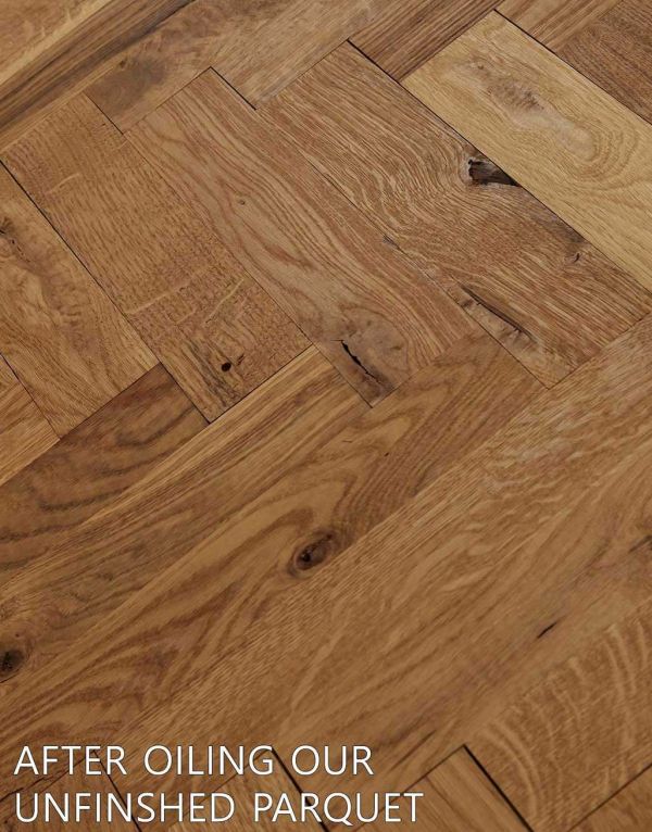 unfinished parquet oak solid wood flooring