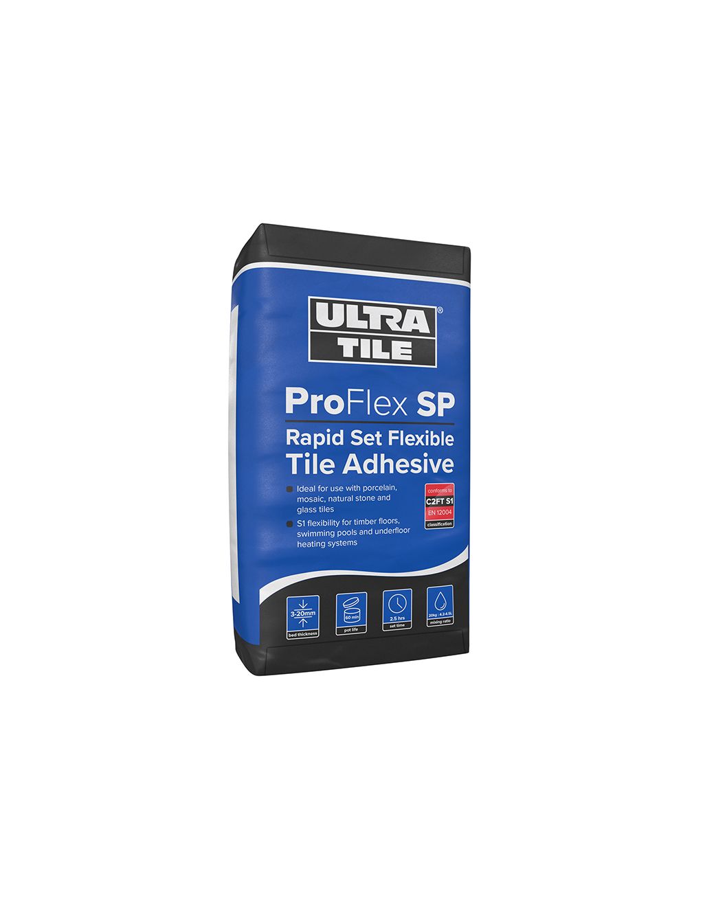 Pro Flex SP Rapid Set Flexible Adhesive Grey 20kg