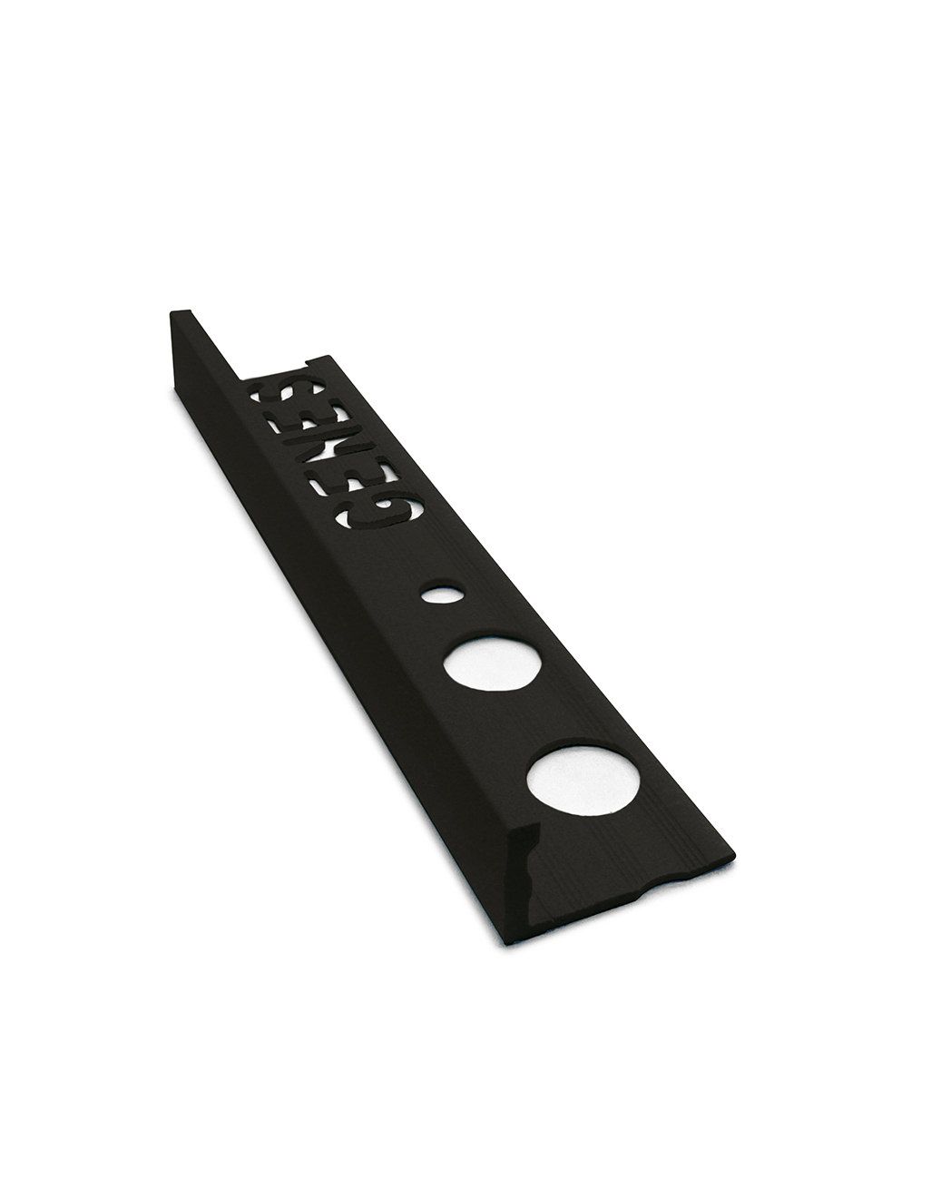 PVC Straight Edge Trim 2.5m - Black