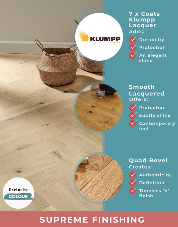 marylebone chantilly lace oak brushed lacquered engineered wood flooring
