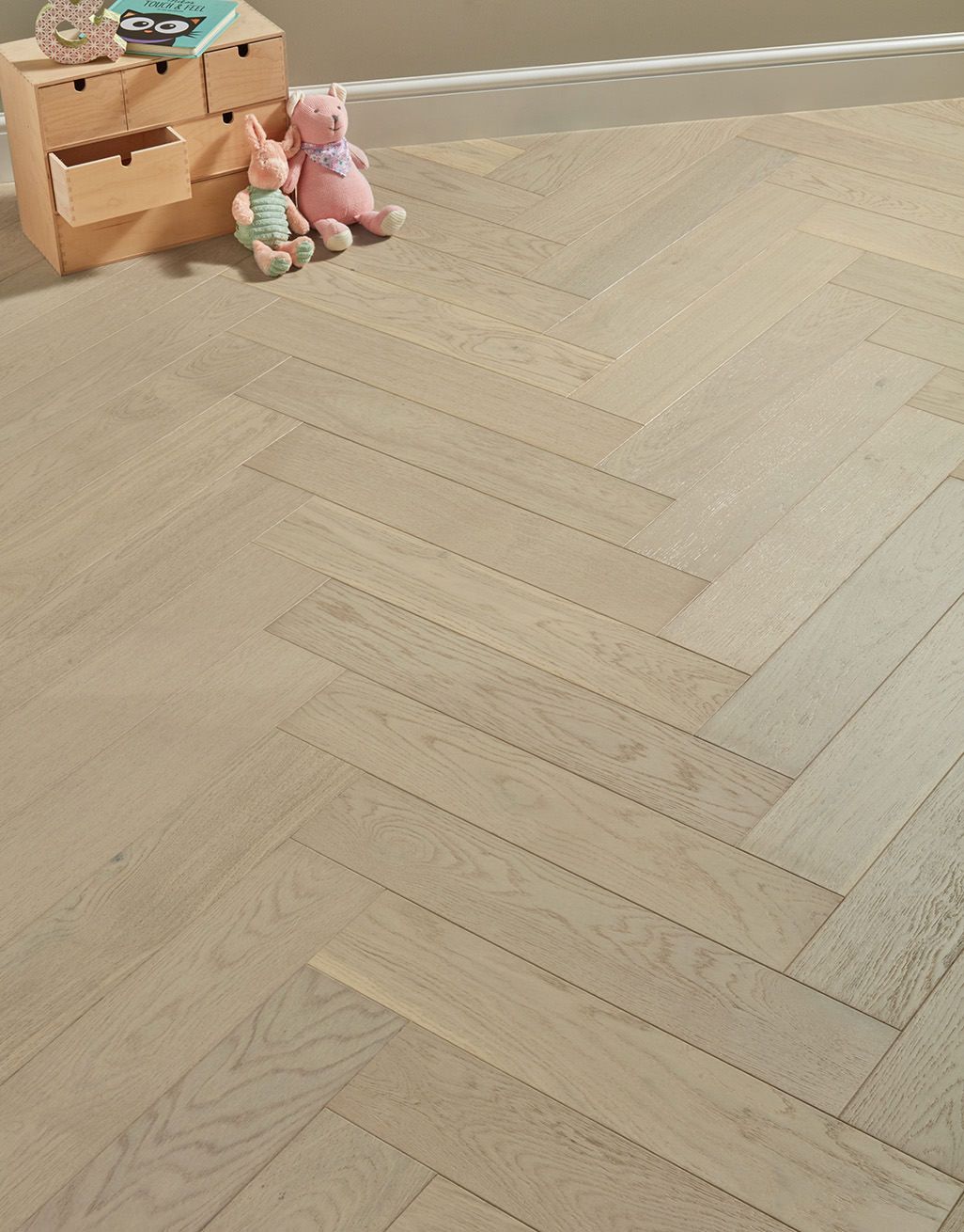 Marylebone Chantilly Lace Oak Brushed & Lacquered Engineered Wood Flooring