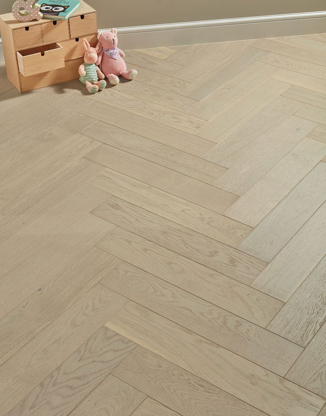 Marylebone Chantilly Lace Oak Brushed & Lacquered Engineered Wood Flooring