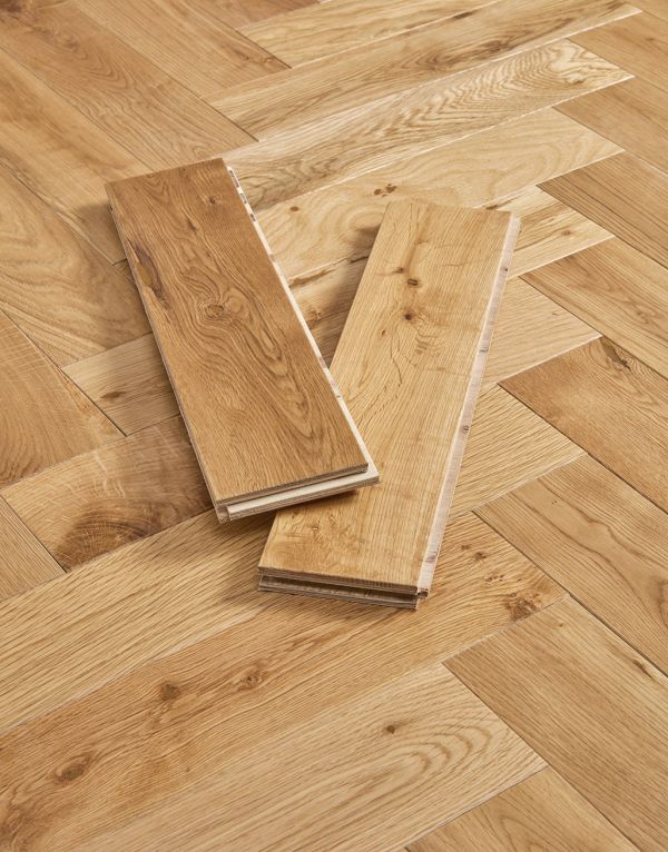 farmhouse natural herringbone oak brushed oiled engineered wood flooring