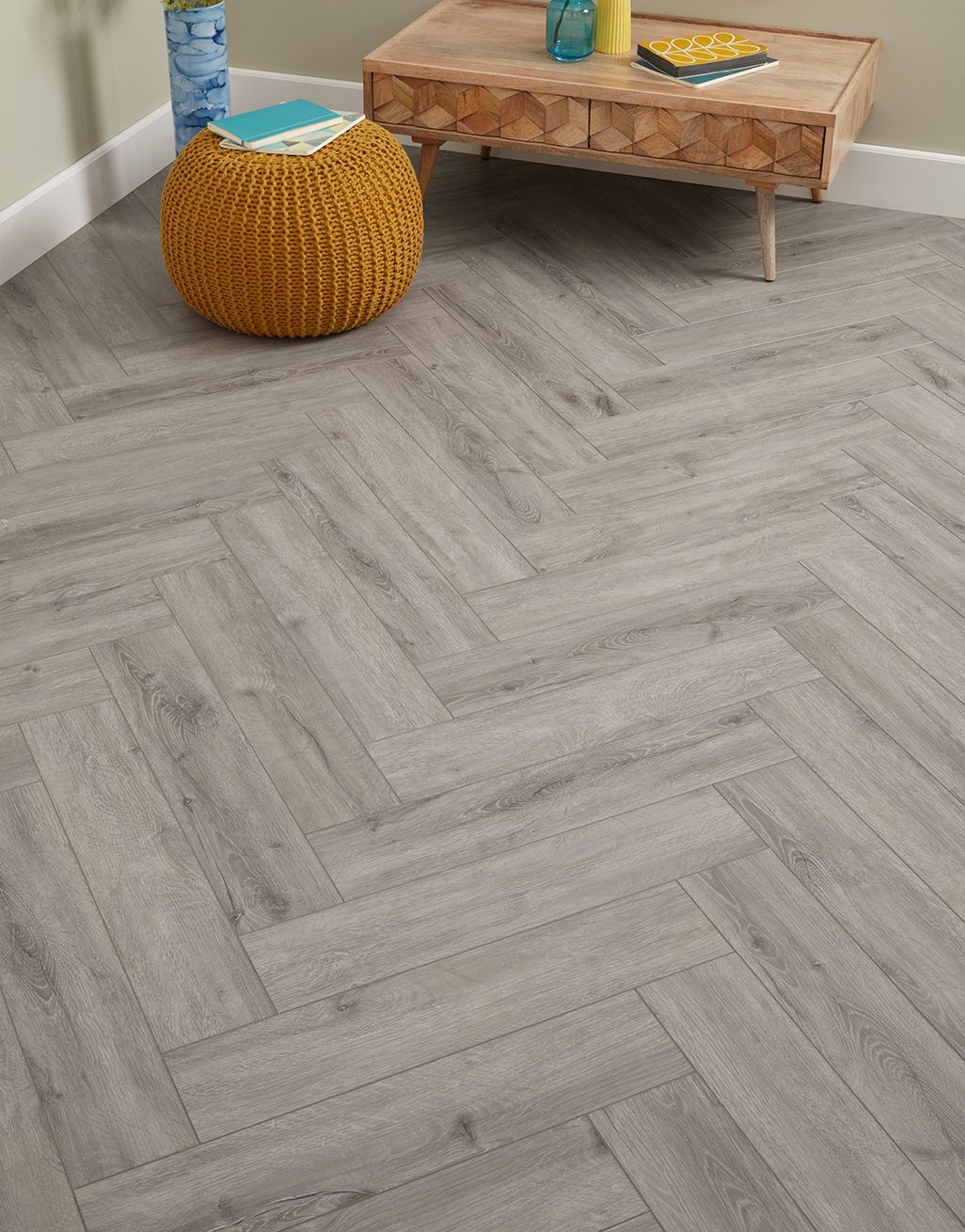 EvoCore Essentials Plus Herringbone - Boulevard Grey 