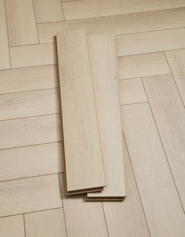 luxe herringbone fawn oak laminate flooring