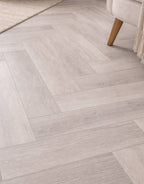 luxe herringbone frosted oak laminate flooring