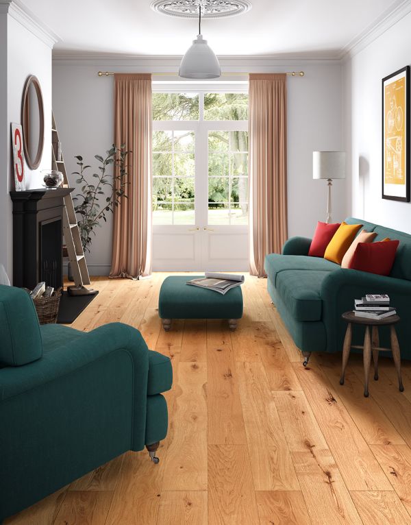 manhattan natural oak brushed oiled engineered wood flooring