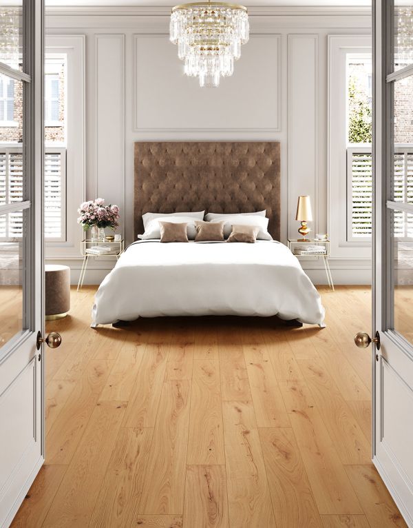 manhattan natural oak lacquered engineered wood flooring