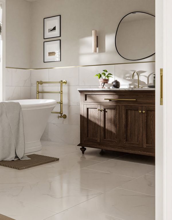 santa maria white marble 60cm x 60cm