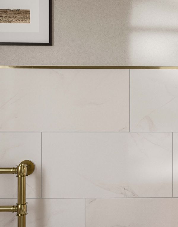 santa maria white marble 30cm x 60cm
