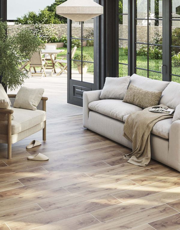 clover natural oak 120cm x 23cm