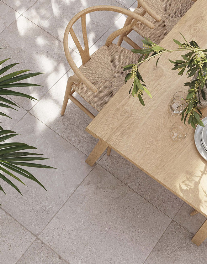 Kilmere Basalt Tumbled Tile - 60cm x 60cm