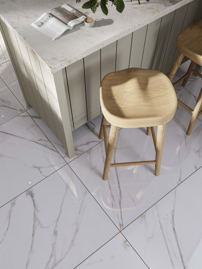 Dover Iced Gold Marble - 60cm x 120cm