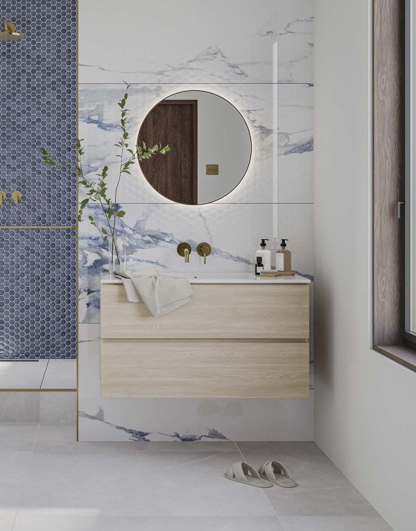 dover blue marble 60cm x 120cm