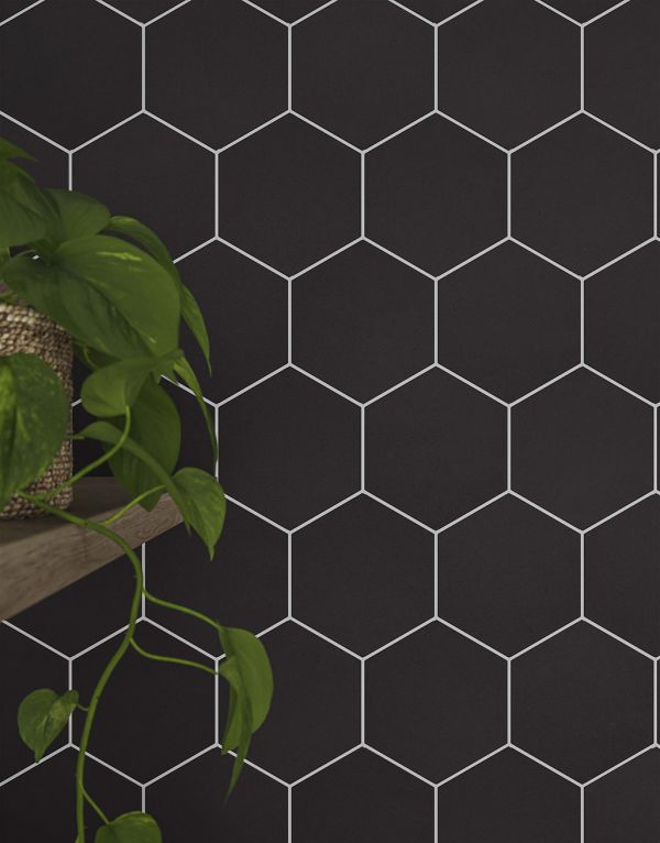 eden black hex 16cm x 14cm
