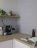 Eden Grey Hex - 16cm x 14cm