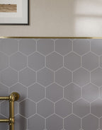 eden grey hex 16cm x 14cm