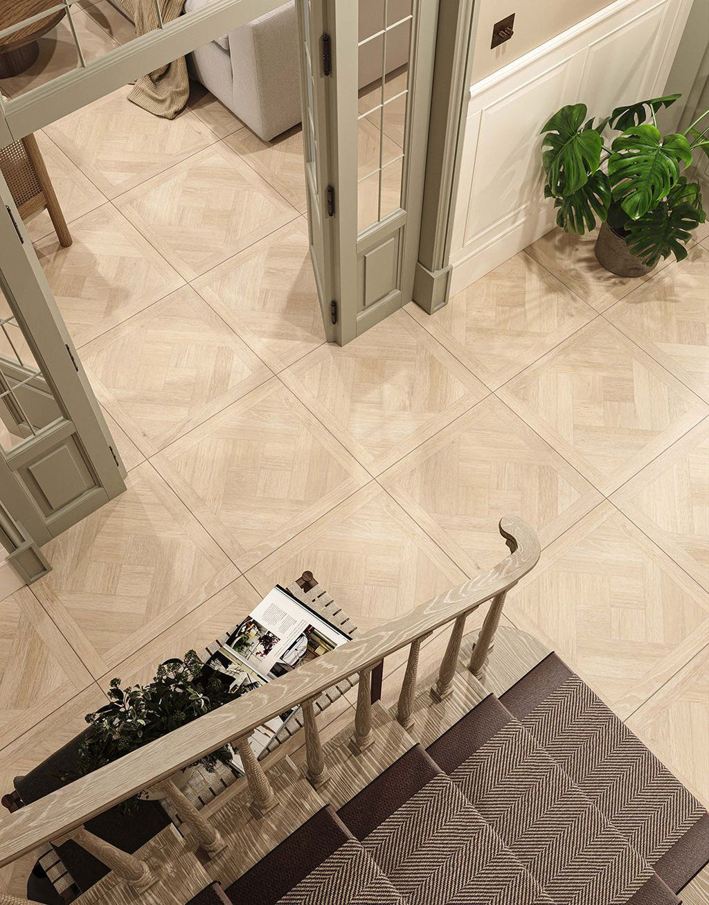 Versailles Orchid Oak - 60cm x 60cm