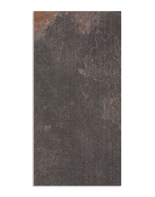 liora ribbed rustic slate 30cm x 60cm