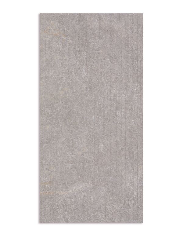 liora ribbed grey mix slate 30cm x 60cm