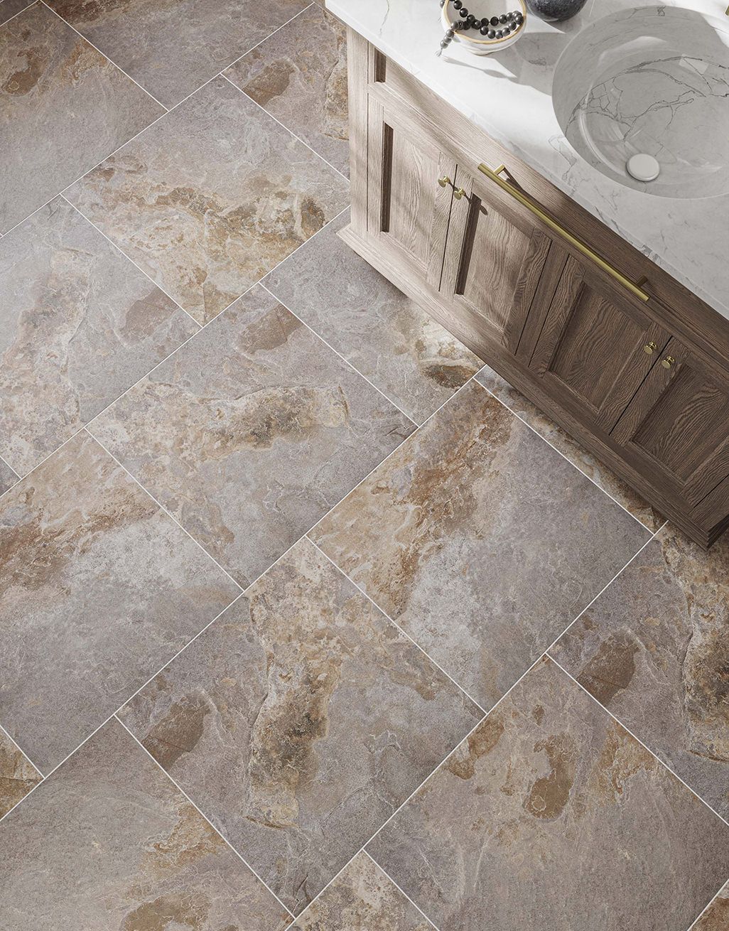 Liora Grey Mix Slate - 60cm x 60cm