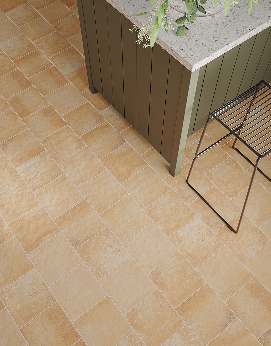 Ruelle Terracotta - 22.5cm X 22.5cm