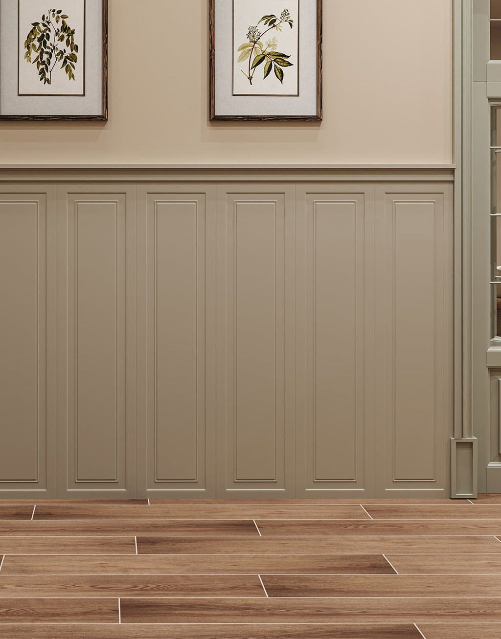 Lissome Olive Panel - 30cm x 120cm