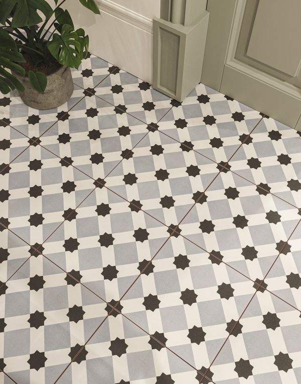 atlas sky blue victorian tiles 45cm x 45cm
