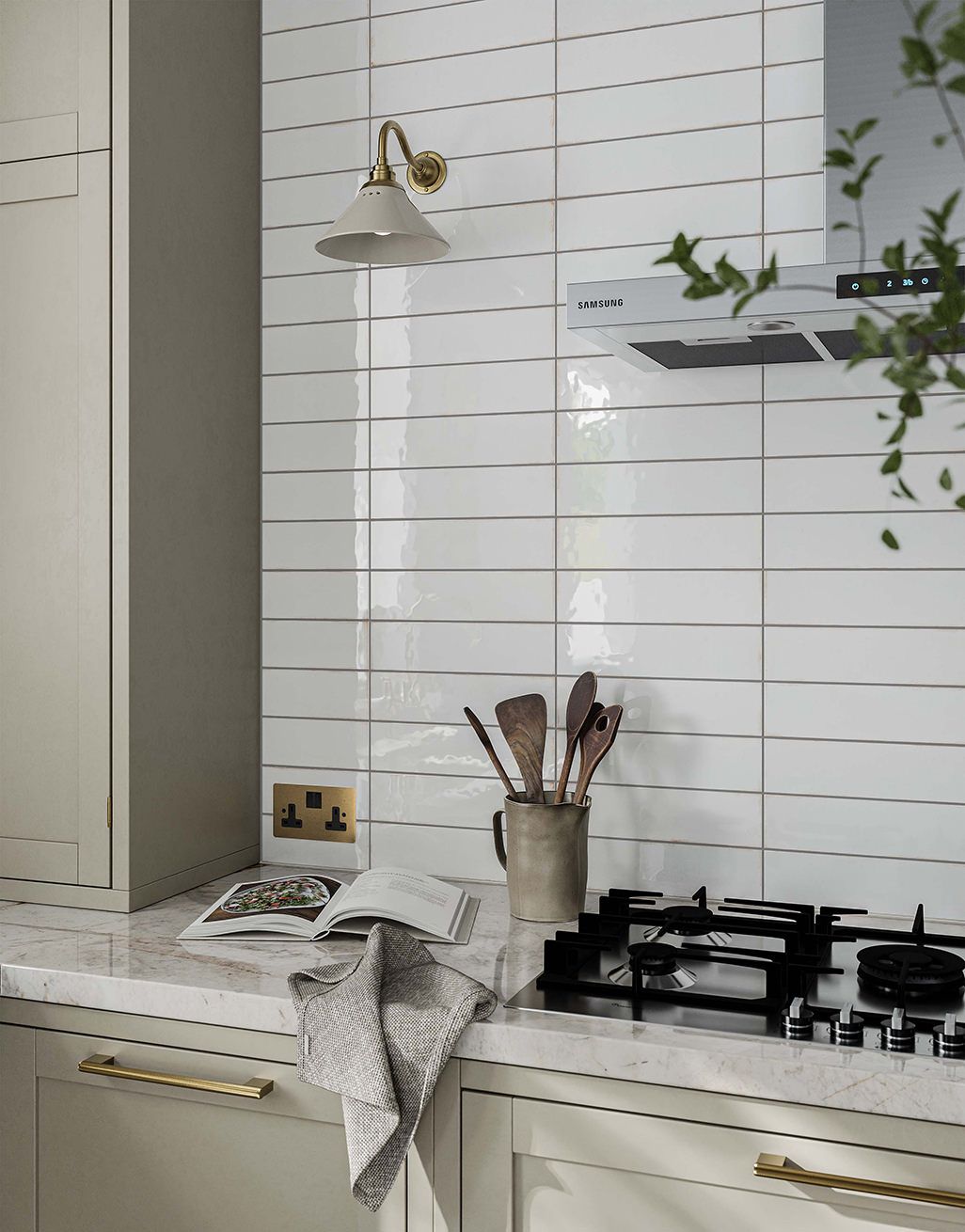 Astrid Ivory Subway Tile - 7.3cm x 30cm