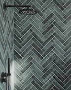 Luma Green Subway Tile - 7.3cm x 30cm