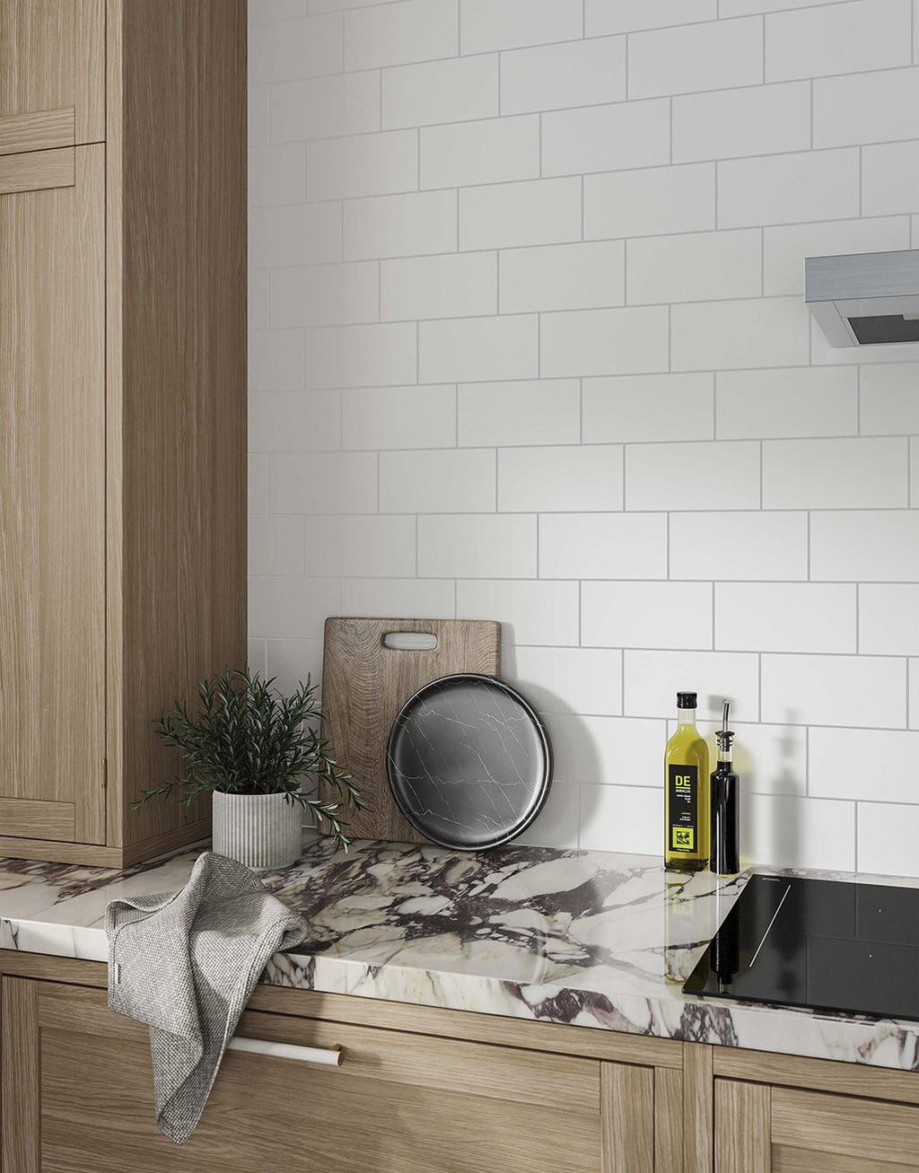 Esme White Subway - 10cm x 20cm