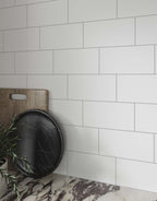 esme white subway 10cm x 20cm