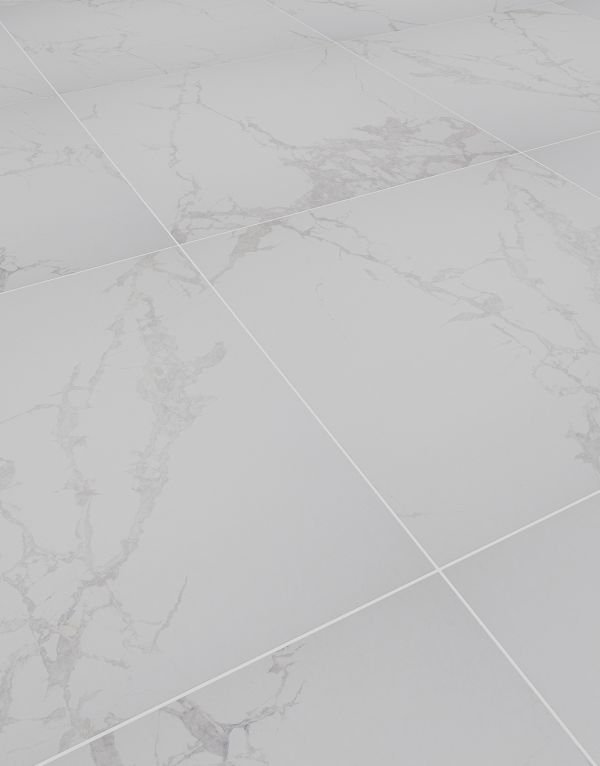 carraway white marble 60cm x 60cm