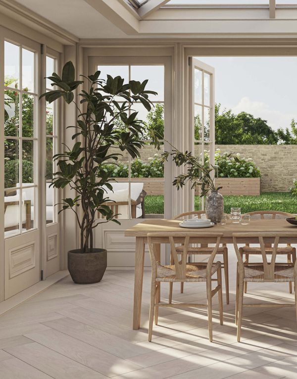 clover oyster oak 120cm x 23cm