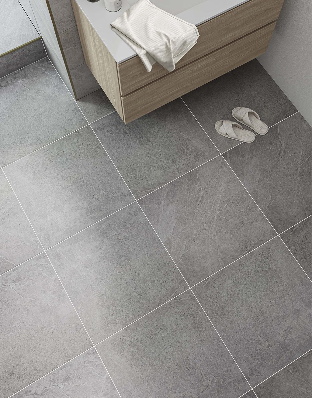 Selka Pearl Grey Stone - 60cm x 60cm