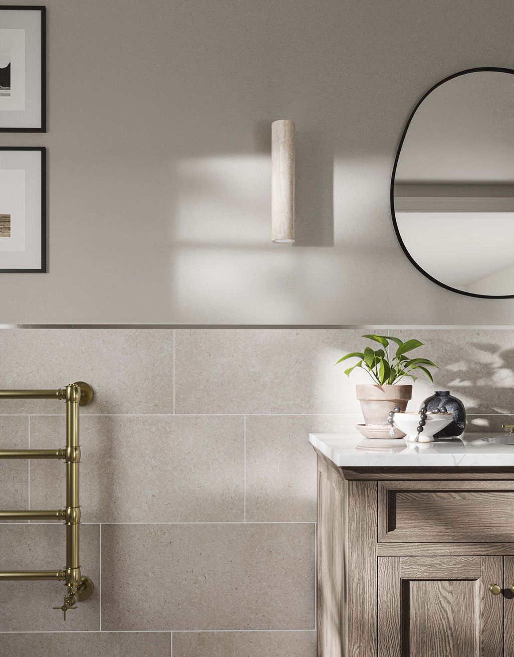 Nova Travertine Stone - 30cm x 60cm