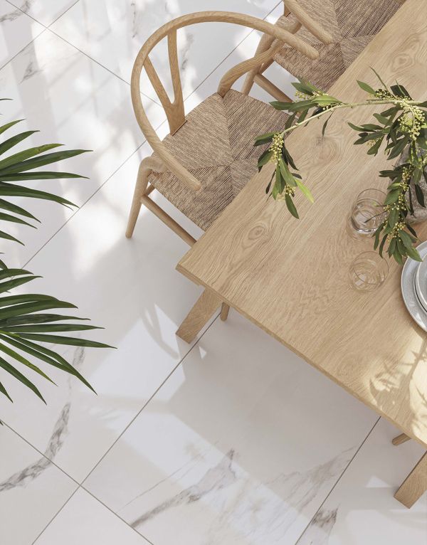 elowen white marble 60cm x 120cm