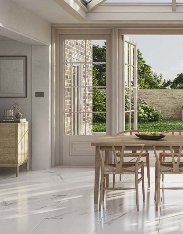 elowen white marble 60cm x 120cm