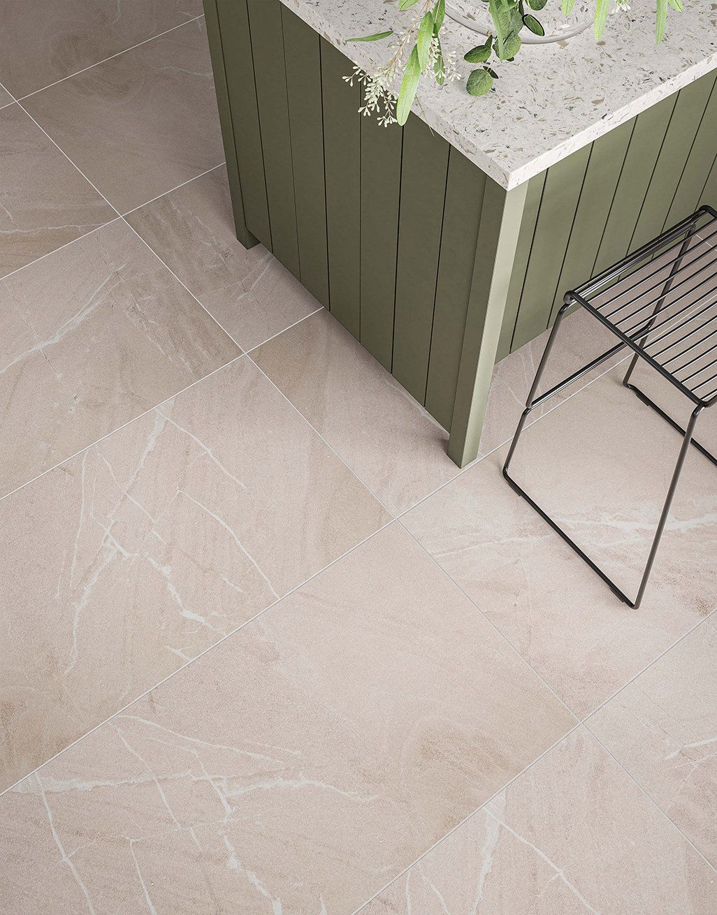 Ophelia Coastal Beige Stone - 60cm x 120cm