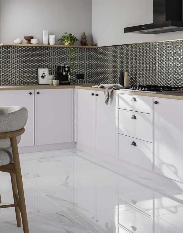 elowen white marble 60cm x 60cm