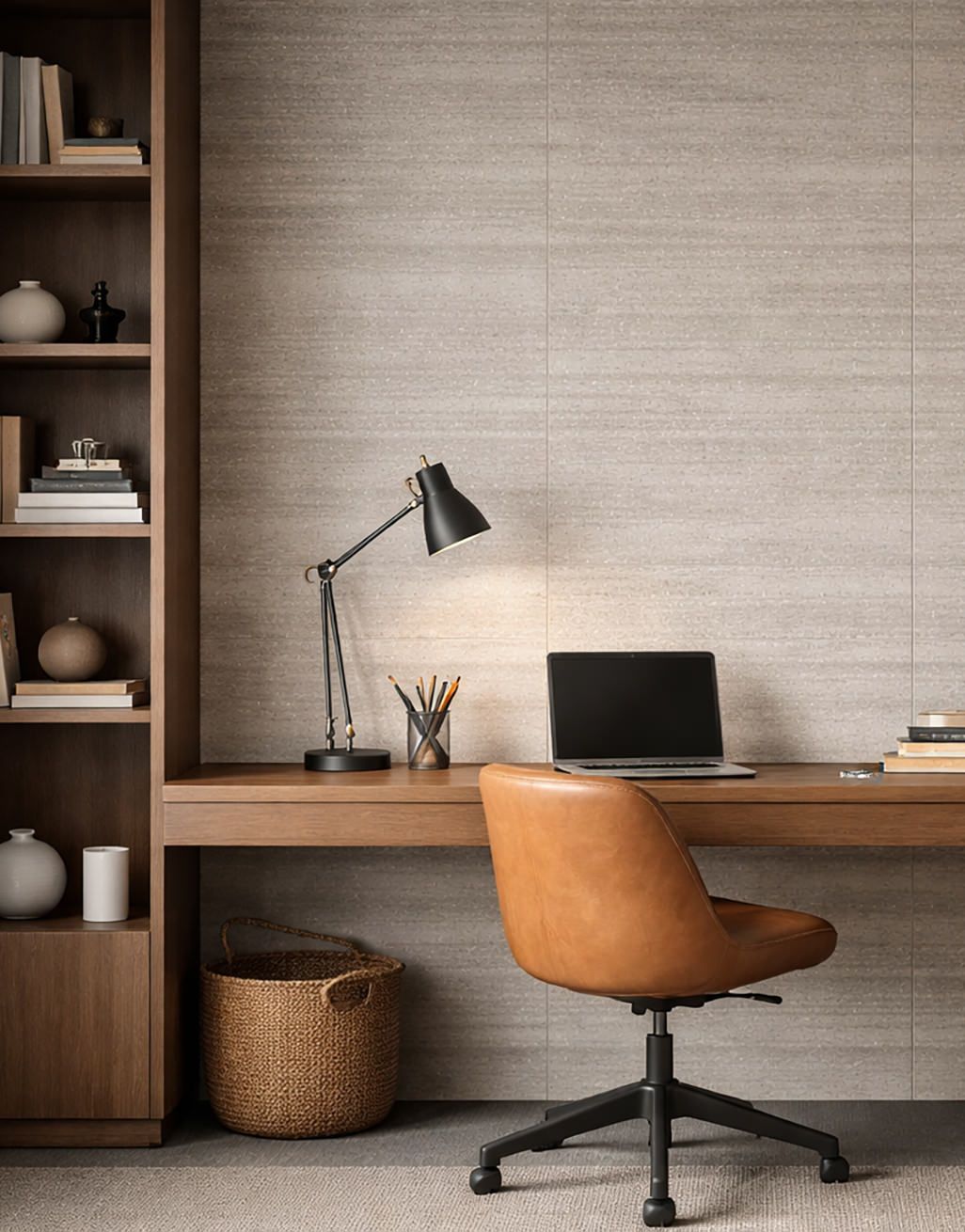 Icarus Ribbed Taupe Cement