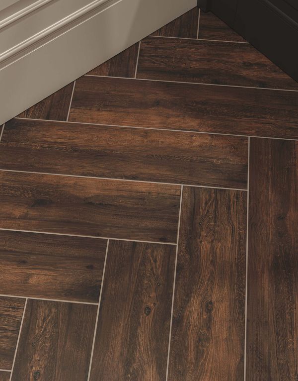 winslow hickory oak herringbone 60cm x 15cm