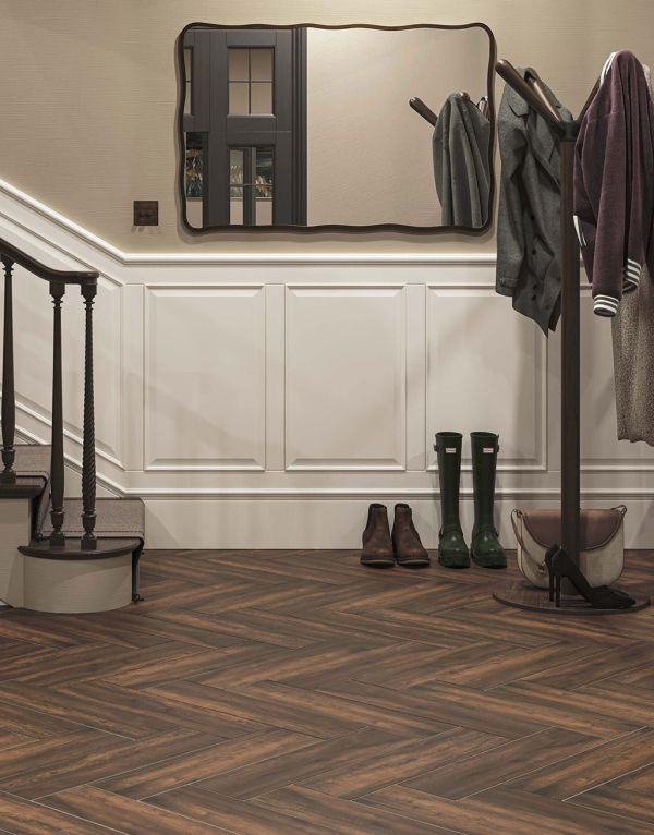 winslow hickory oak herringbone 60cm x 15cm