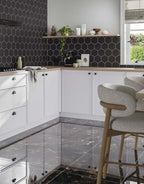azaire black marble 60cm x 60cm