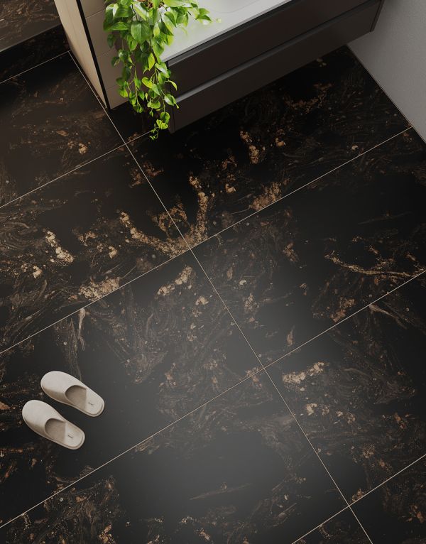 azaire black marble 60cm x 120cm