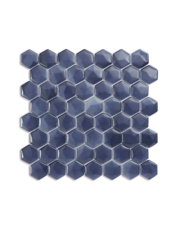 aire blue hex mosaic 27 7cm x 44 5cm