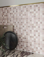 axis beige square mosaic 31 7cm x 31 7cm