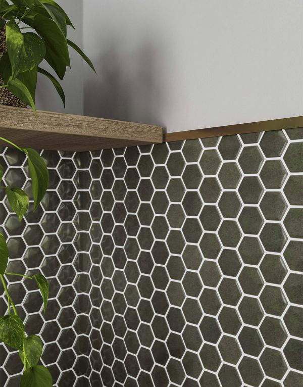 aire emerald hex mosaic 27 7cm x 44 5cm