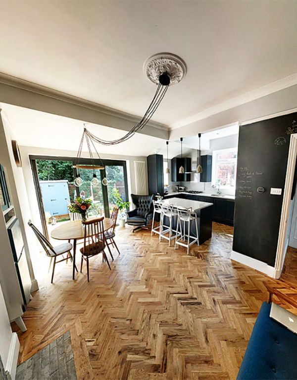 unfinished parquet oak solid wood flooring